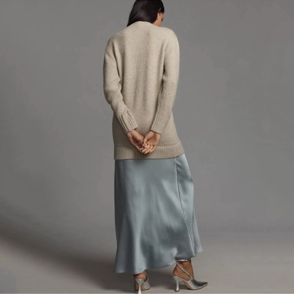 NWT Anthropologie Long Sleeve Twofer Sweater Slip Midi Dress Size 2X - Picture 4 of 6